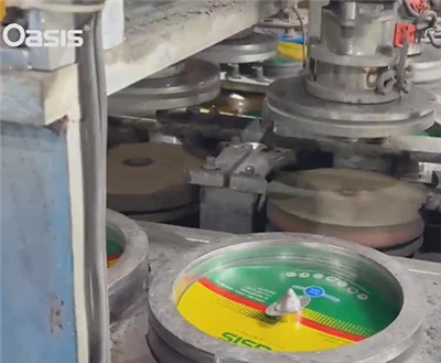 The manufacturing process of the cutting disc
