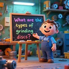What are the types of grinding discs?
